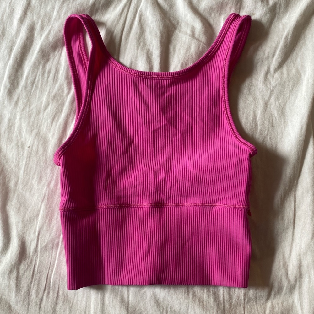 pink lululemon workout tank - Picture 1 of 2